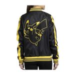 Pikachu Pokémon Jackets Black Snap-Down Jacket – Adult - Image 2