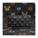 Pokémon Center × Fossil: Kanto First Partners Black Leather Logan Wallet - Image 5