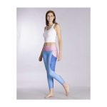 Sylveon Pink & Blue 7/8 Length Leggings – Adult - Image 5