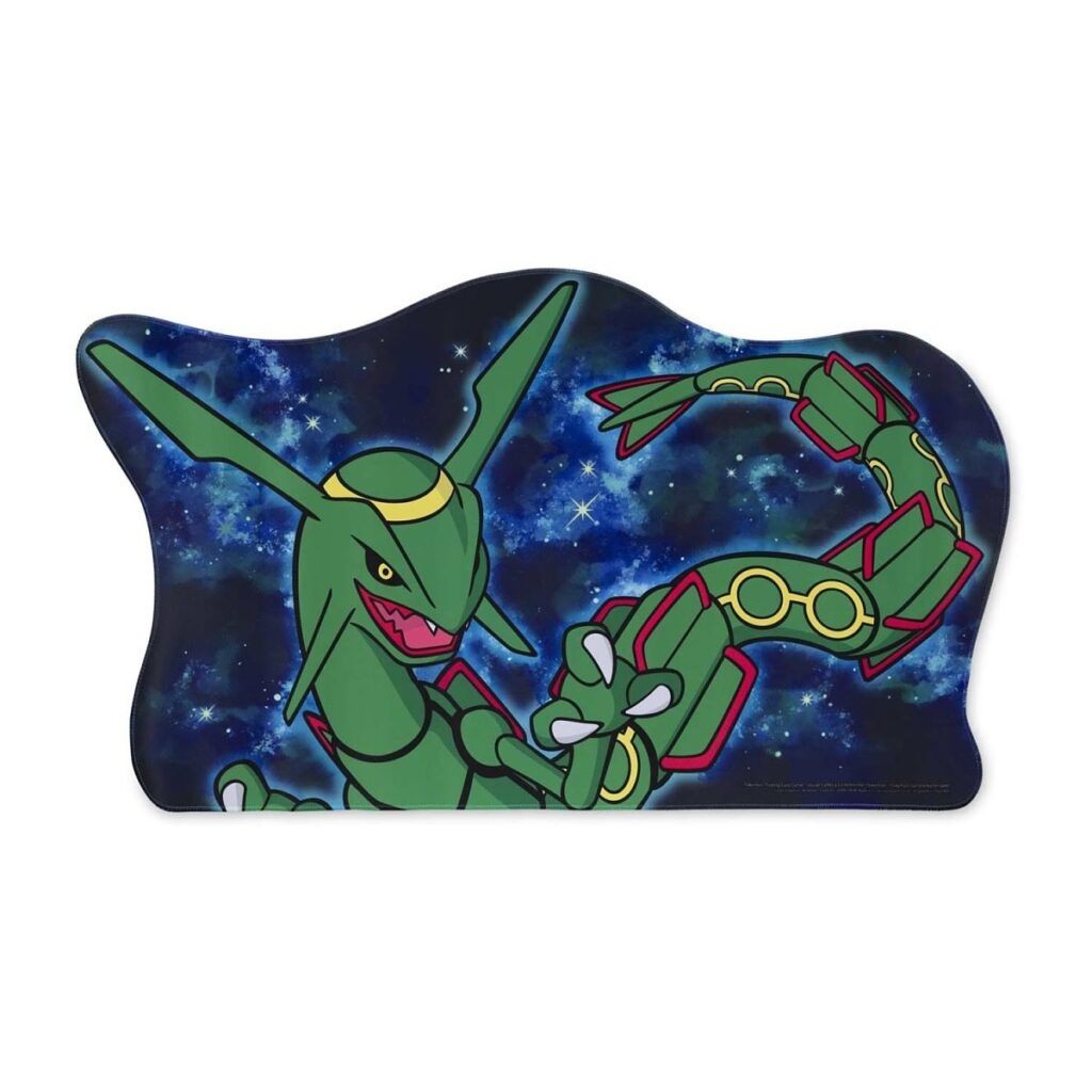 9479311d-9b9a-5c34-949f-b291e07721d2-1024x1024-1.jpg Pokémon TCG: Rayquaza Die-Cut Playmat - Image 1