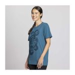 Pikachu, Shiinotic & Friends Pokémon Nature: Fall Blue Relaxed Fit Crew Neck T-Shirt – Adult - Image 7