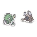 Scyther & Pinsir Pokémon Pixel Pins (2-Pack)