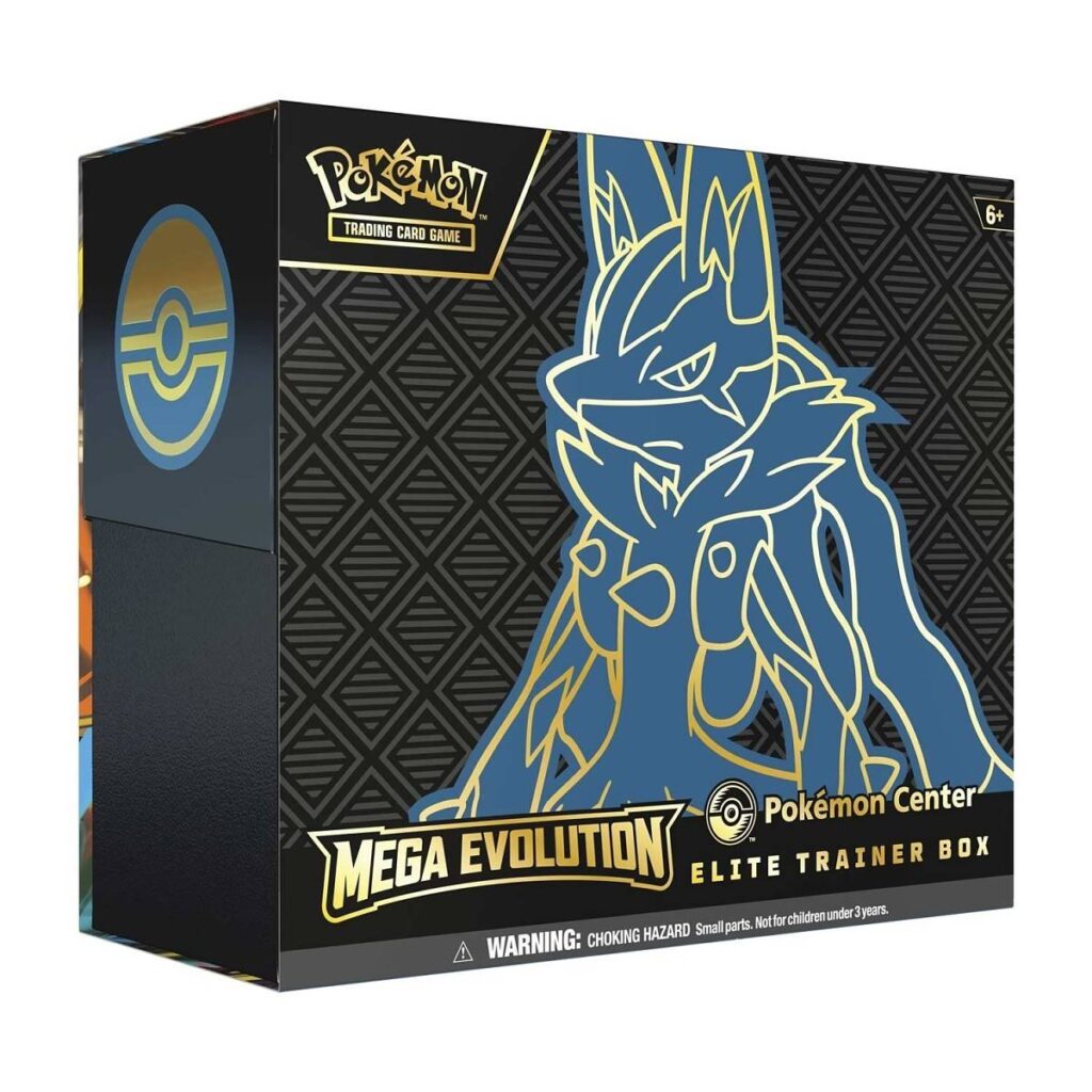 9aa40adc-eb79-57d5-8973-908aebc53e10-1024x1024-1.jpg Pokémon TCG: Mega Evolution Pokémon Center Elite Trainer Box (Mega Lucario) - Image 1