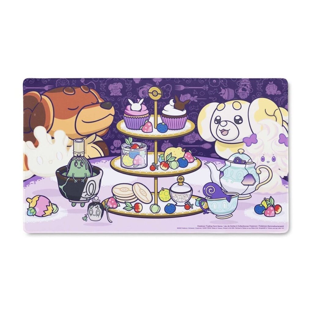 9cd49393-a9b9-53e4-a5bf-659d364ad2a5-1024x1024-1.jpg Pokémon TCG: Teatime Delights Playmat - Image 1