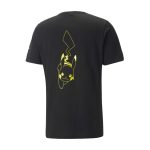 PUMA × Pokémon: Pikachu Puma Black Jersey T-Shirt – Adult - Image 2