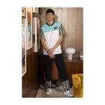 Eevee Evolutions: Eevee & Friends Notch Neck T-Shirt – Men - Image 4