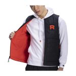 Team Rocket HQ Collection Black & Red Reversible Quilted Utility Vest – Adult - Image 2