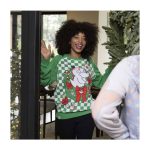 Psyduck Holiday Green Knit Sweater – Adult - Image 7