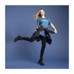 Mushroom Forest Pokémon Nature: Fall Blue Relaxed Fit Crew Neck T-Shirt – Adult - Image 8