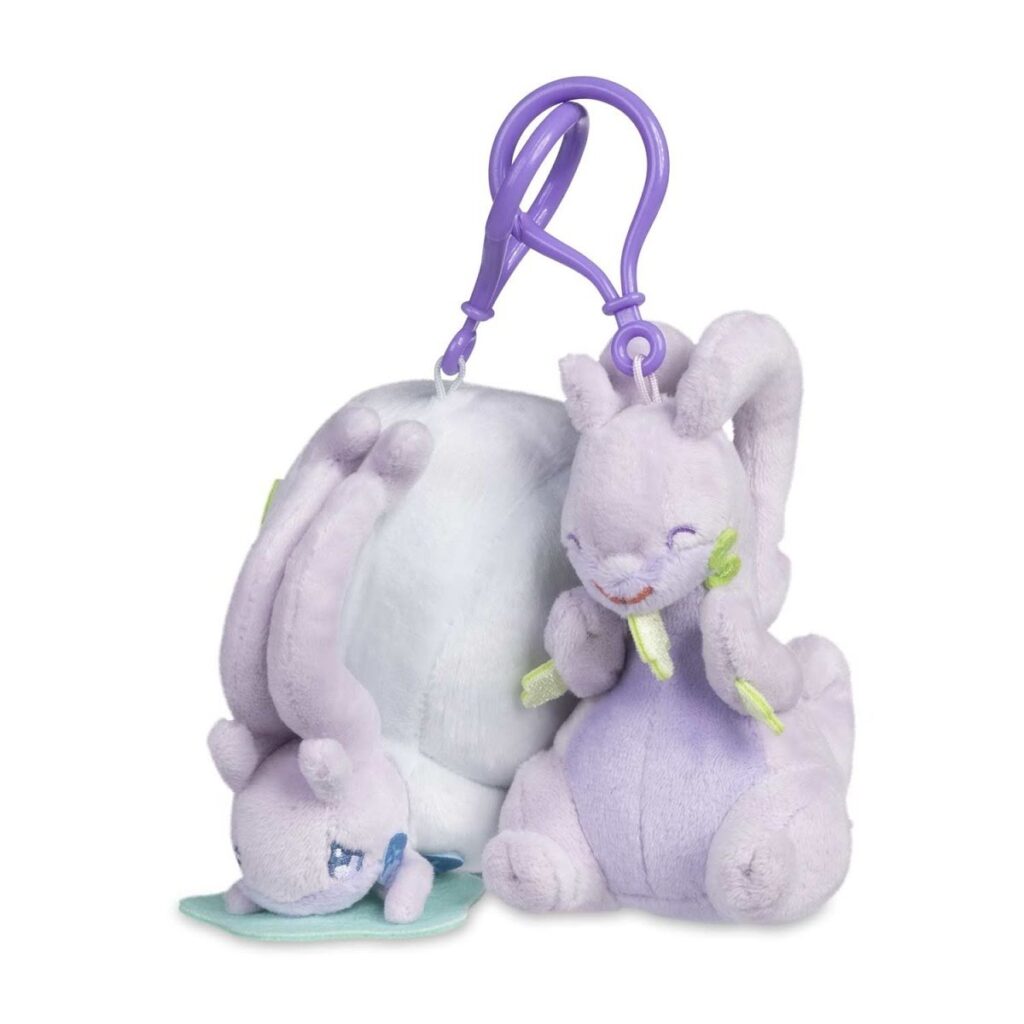 a7bac589-4572-576d-ac5f-2b58d991c155-1024x1024-1.jpg Goodra & Hisuian Goodra Parallel Pairs Two-Plush Key Chain - Image 1