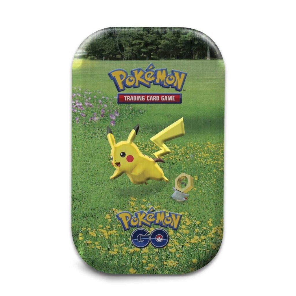 b54120f1-4f37-571f-8e65-55e3ce67005e-1024x1024-1.jpg Pokémon TCG: Pokémon GO Mini Tin (Pikachu & Meltan) - Image 1