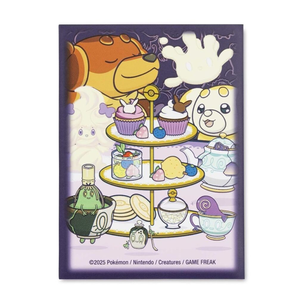 b7ba6ba6-9de1-566f-a2e7-7f6658ee14d0-1024x1024-1.jpg Pokémon TCG: Teatime Delights Card Sleeves (65 Sleeves) - Image 1