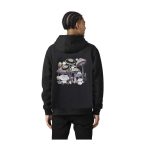 Mushroom Forest Pokémon Nature: Fall Charcoal Relaxed Fit Zip-Up Hoodie – Adult - Image 7