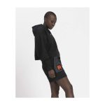 Team Rocket HQ Collection Black Fleece Shorts – Women - Image 5