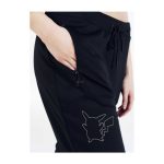 Pokémon Center × Craft: Pikachu Unify Black Pants – Women - Image 4