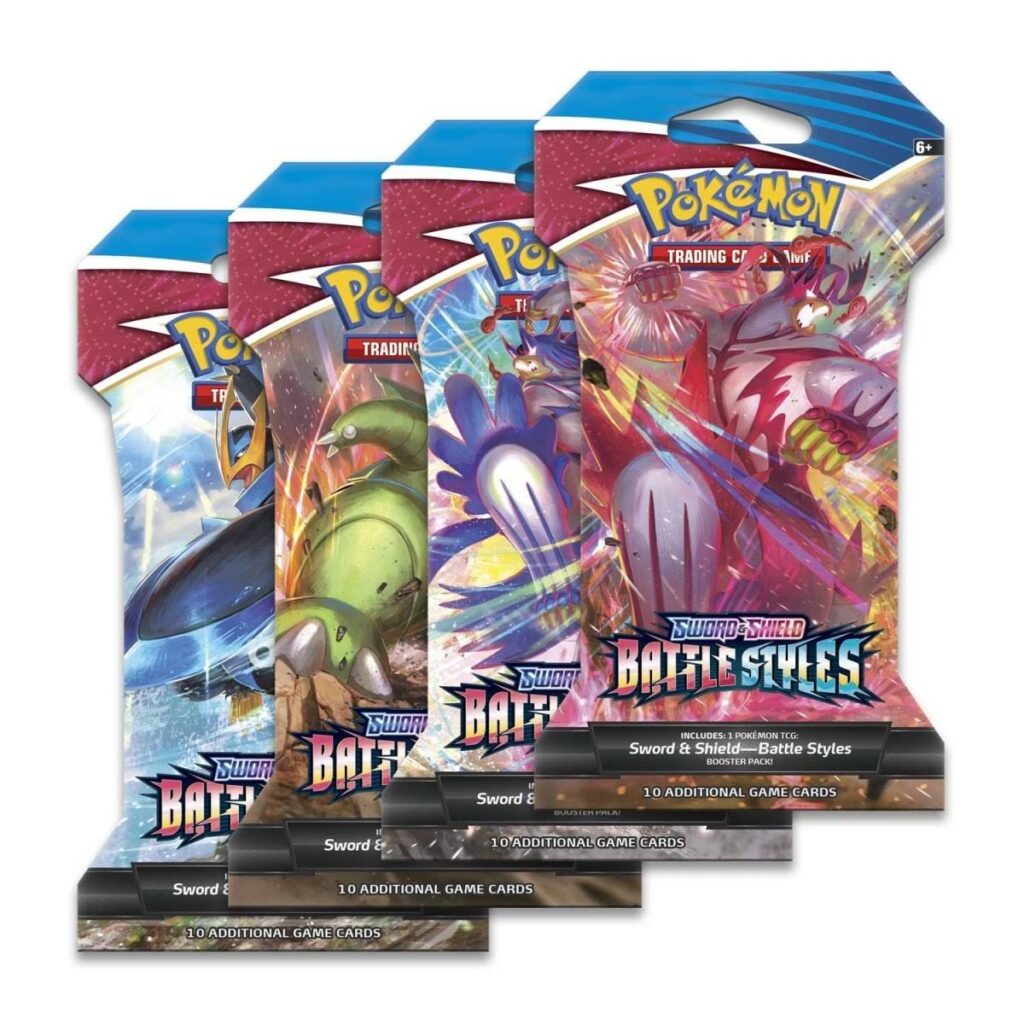 c0819737-c823-54f9-ac78-b0dffb1d9569-1024x1024-1.jpg Pokémon TCG: Sword & Shield-Battle Styles Sleeved Booster Pack (10 Cards) - Image 1