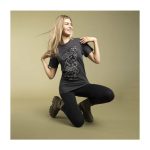 Pikachu, Shiinotic & Friends Pokémon Nature: Fall Black Relaxed Fit Crew Neck T-Shirt – Adult - Image 8