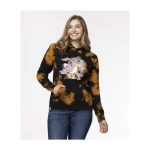 Farfetch’d Pokémon Take Flight Brown & Tan Tie-Dye Pullover Hoodie – Adult - Image 5