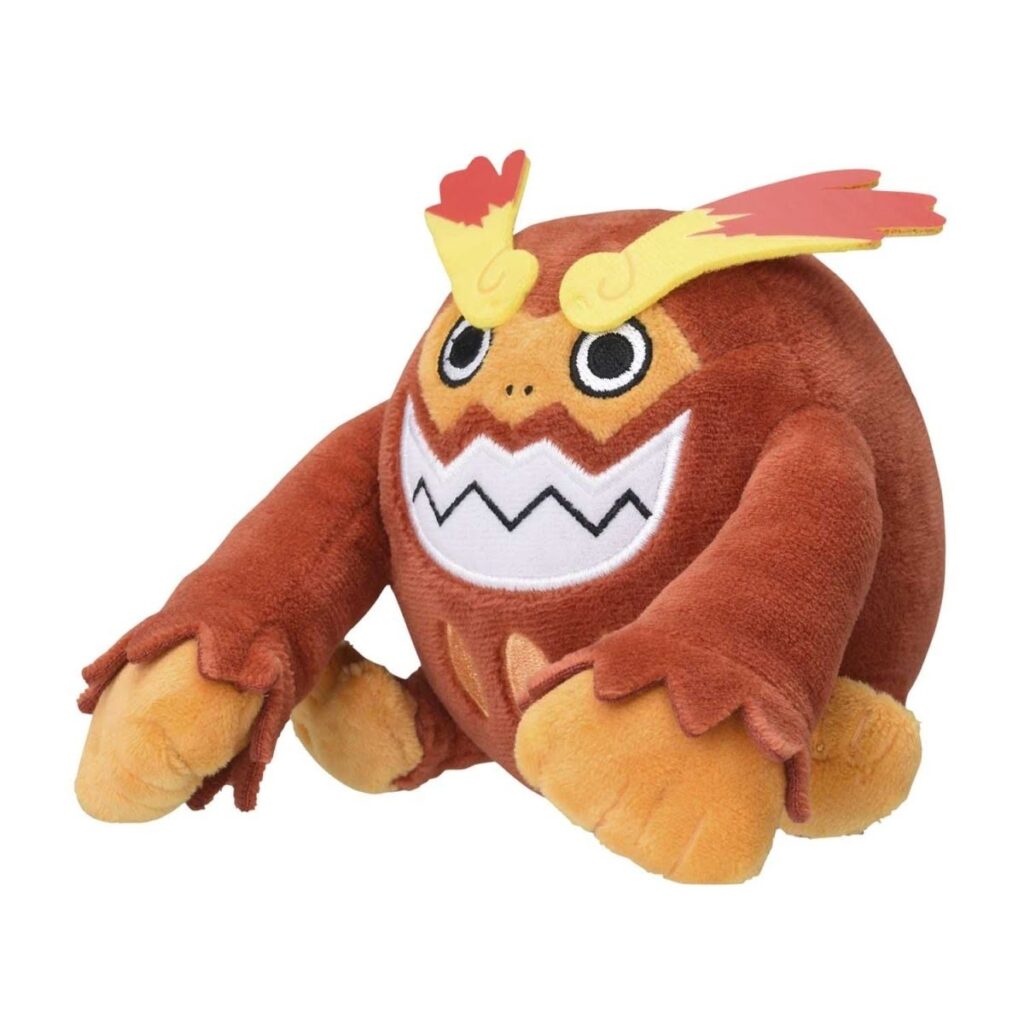 c25fd551-4839-58ab-8379-e3e1b2918454-1024x1024-1.jpg Darmanitan (Standard Mode) Sitting Cuties Plush – 4 ¾ In. - Image 1