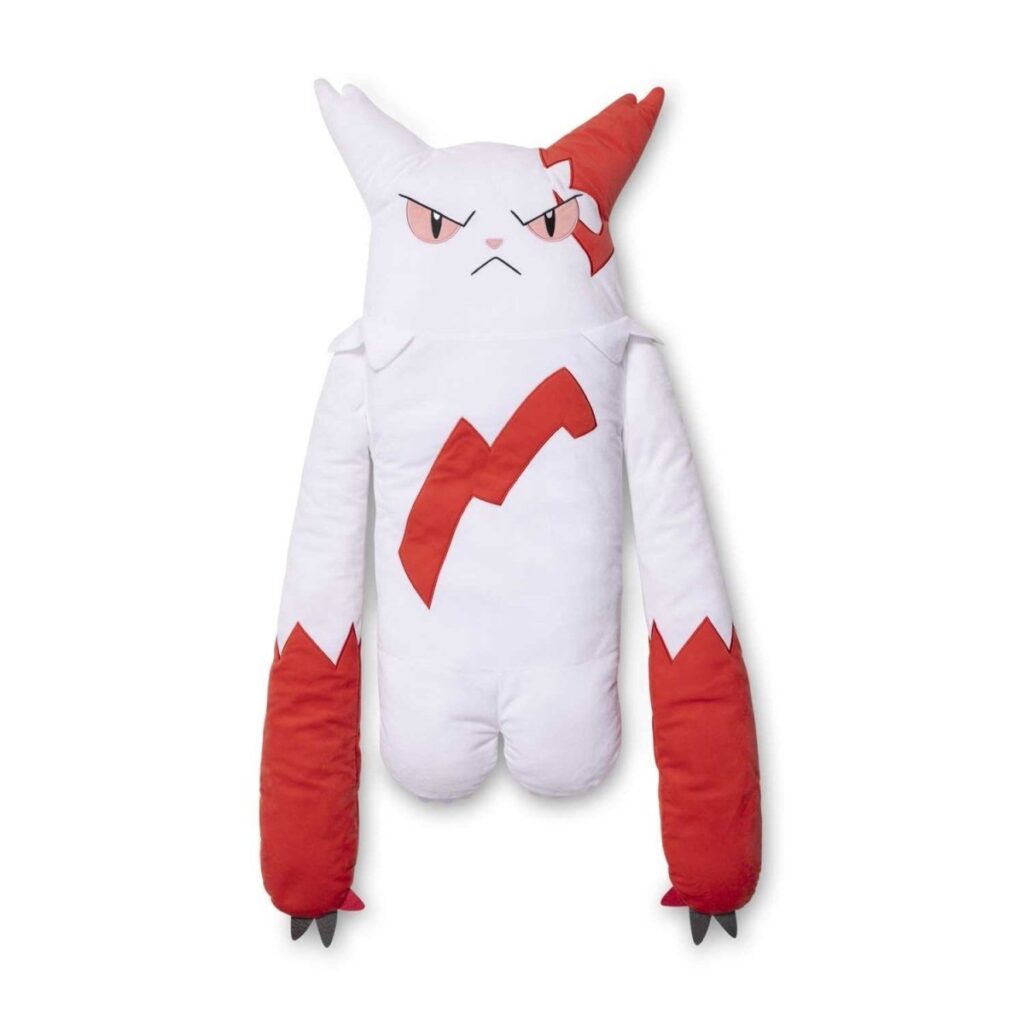 c7fbba83-2f2a-5fe4-b319-ff03ee3a8bd2-1024x1024-1.jpg Zangoose Pokémon Hugging Plush – 39 ¼ In. - Image 1