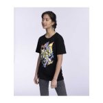 Elesa Pokémon Trainers Black Relaxed Fit Crew Neck T-Shirt – Adult - Image 4