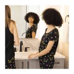 Pikachu & Yamper Electric Pals Black Relaxed Fit Scoop Neck T-Shirt – Women - Image 8