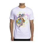 Nessa Pokémon Trainers White Relaxed Fit Crew Neck T-Shirt – Adult
