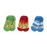 Turtwig, Chimchar & Piplup No-Show Socks (3 Pairs) (One Size-Adult)