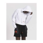 Team Rocket HQ Collection Black Fleece Shorts – Women - Image 4