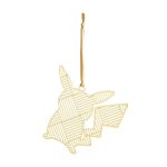 Pikachu Pokémon Winter Wonders Flat Brass Ornaments (6-Pack) - Image 3