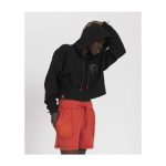 Team Rocket HQ Collection Black Fleece Crop Hoodie – Adult - Image 4