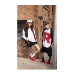 Team Rocket HQ Collection Black Fleece Shorts – Women - Image 9
