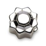 Pokémon Jewelry – Charms: Thunder Badge Sterling Silver Bead Charm