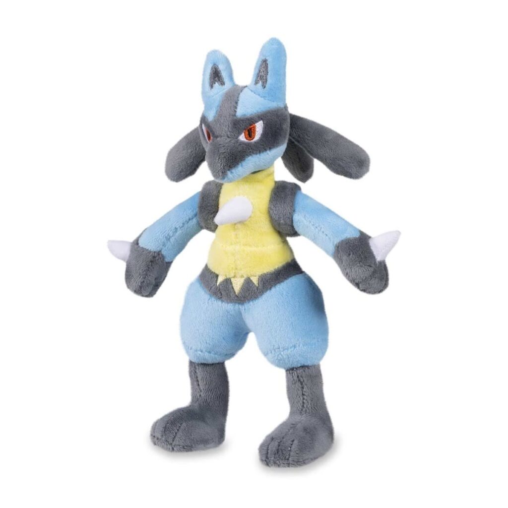 d7f1565b-b285-5980-a31a-a011b0b66345-1024x1024-1.jpg Lucario Posable Poké Plush – 8 ½ In. - Image 1