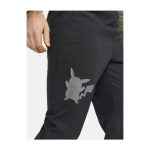 Pokémon Center × Craft: Pikachu Essence Black Perforated Pants – Men - Image 5