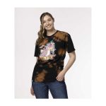 Farfetch’d Pokémon Take Flight Brown & Tan Tie-Dye Relaxed Fit Crew Neck T-Shirt – Adult - Image 3