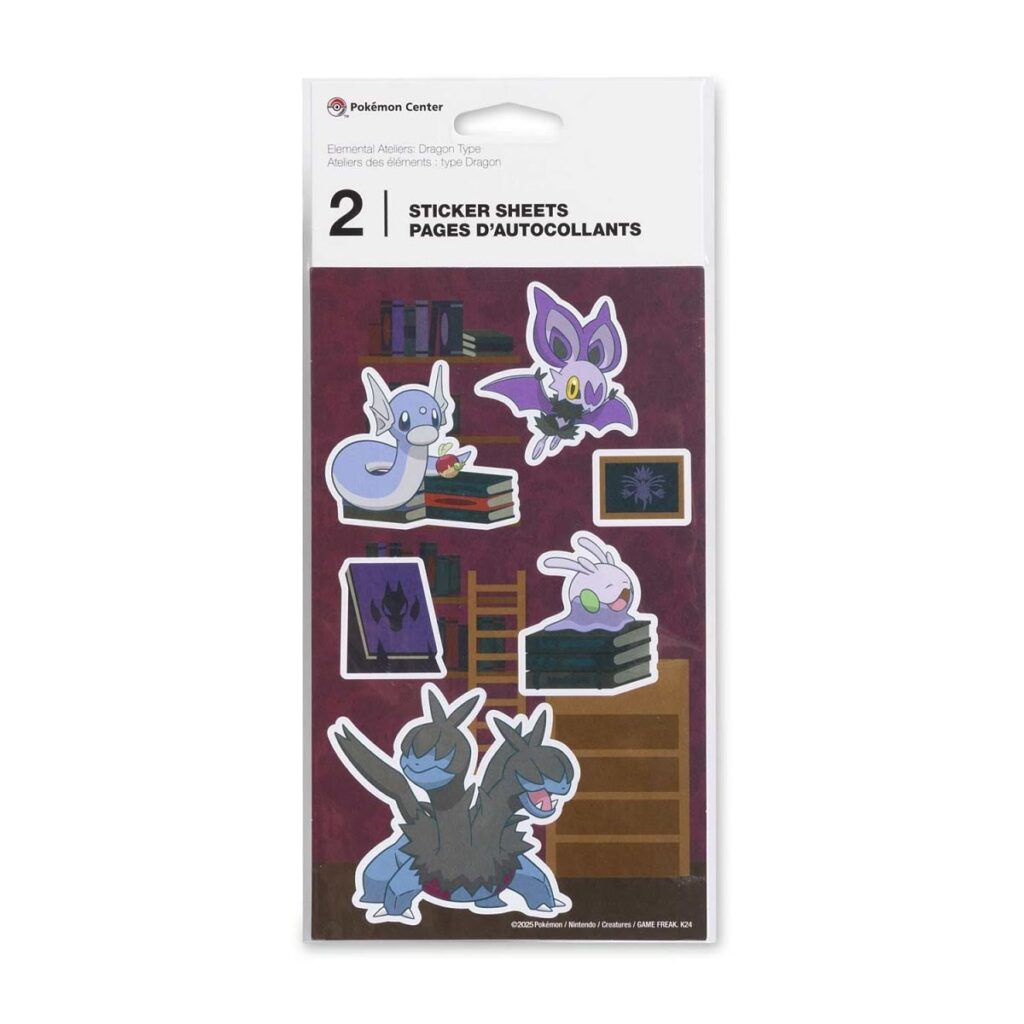 daf2290c-0eaf-5062-bb58-ca377506a27f-1024x1024-1.jpg Elemental Ateliers: Dragon Types Sticker Sheets (2-Pack) - Image 1