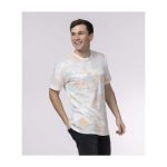 Articuno, Zapdos & Moltres Pokémon Take Flight Pink, Yellow & Blue Tie-Dye Relaxed Fit Crew Neck T-Shirt – Adult - Image 3