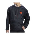 Team Rocket HQ Collection Black Packable Anorak Jacket – Adult