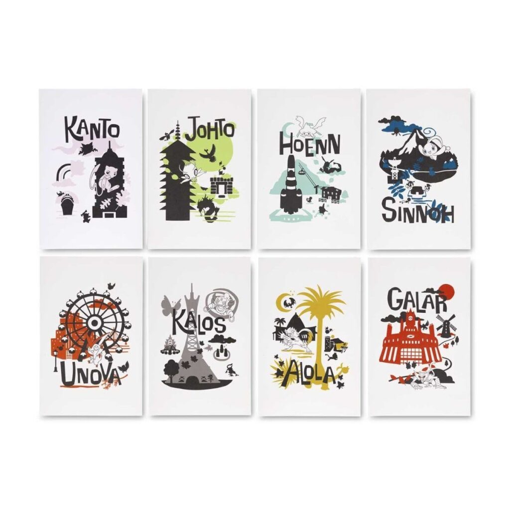 df69b810-448d-5b84-8d16-c7285aa54dd0-1024x1024-1.jpg Pokémon Region Tour Posters (8-Pack) - Image 1