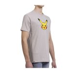 Pokémon Mood Collection: Pikachu Happy Fitted Crew Neck T-Shirt – Adult - Image 2