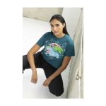 Mega Venusaur Green Crop T-Shirt – Women - Image 5