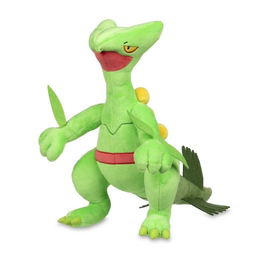e4d5a02c-04c1-5a63-b8fc-ba585291ccc7-1024x1024-1.jpg Sceptile Poké Plush – 16 ¼ In. - Image 1