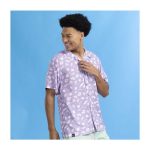 Pokémon Tropical Ditto & Pelipper Purple Tropical Shirt – Men - Image 3