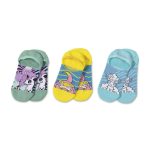 Alolan Vulpix, Galarian Ponyta & Galarian Slowpoke No-Show Socks (3 Pairs) (One Size-Adult)