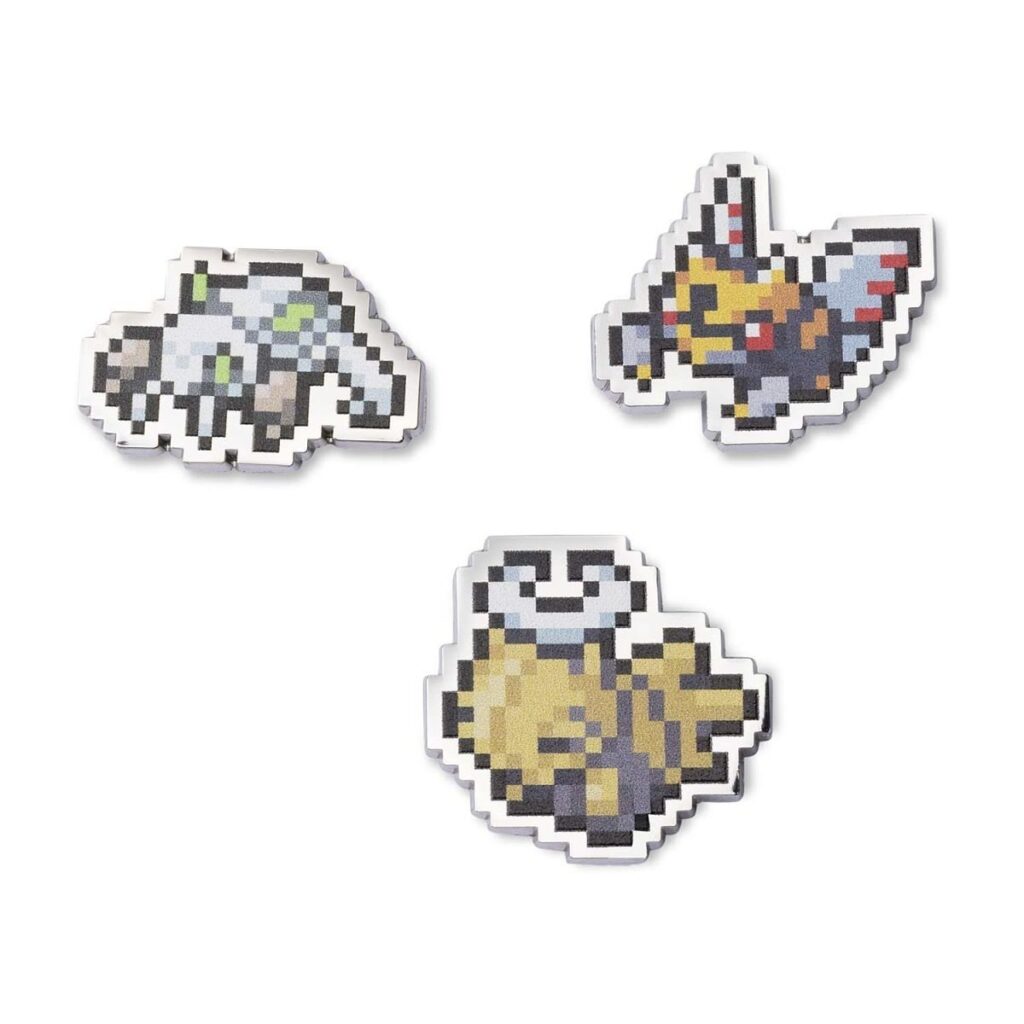 e8732402-7a5b-5366-93fc-adff69b6ab4e-1024x1024-1.jpg Nincada, Ninjask & Shedinja Pokémon Pixel Pins (3-Pack) - Image 1