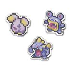 Whismur, Loudred & Exploud Pokémon Pixel Pins (3-Pack)