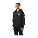 Mushroom Forest Pokémon Nature: Fall Charcoal Relaxed Fit Zip-Up Hoodie – Adult - Image 6