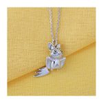 Pokémon Center × RockLove: Emolga Sterling Silver Pendant Necklace - Image 4