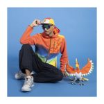Ho-Oh Pokémon Fleece Zip-Up Hooded Jacket – Men - Image 4